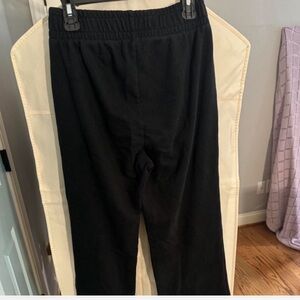 Wide leg black sweats size Xs